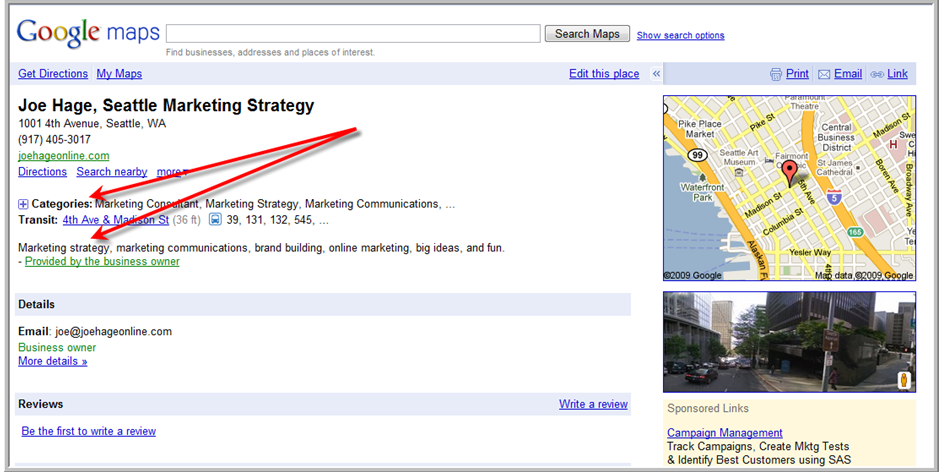Seattle Marketing Maybe I should use "Seattle Online Marketing" instead?